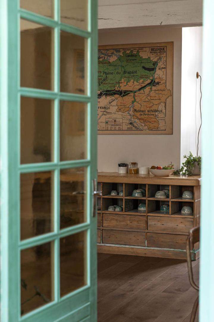 Pieux, salle de petit-déjeuner