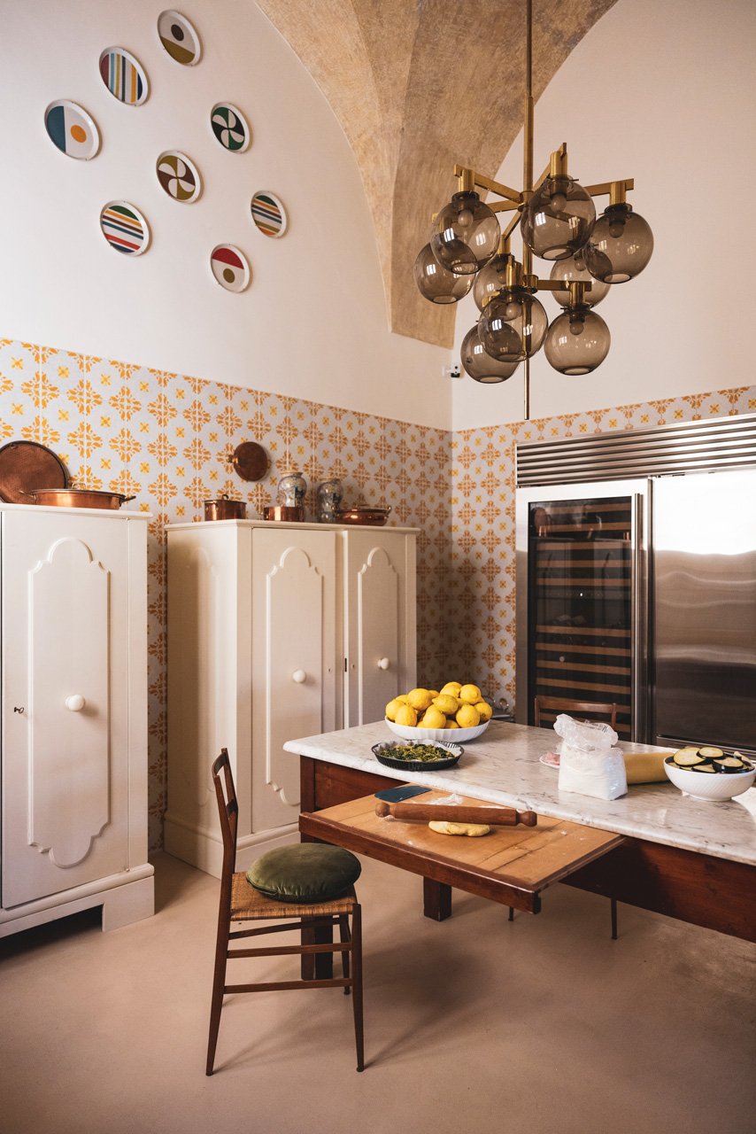 Palazzo Luce, at the table