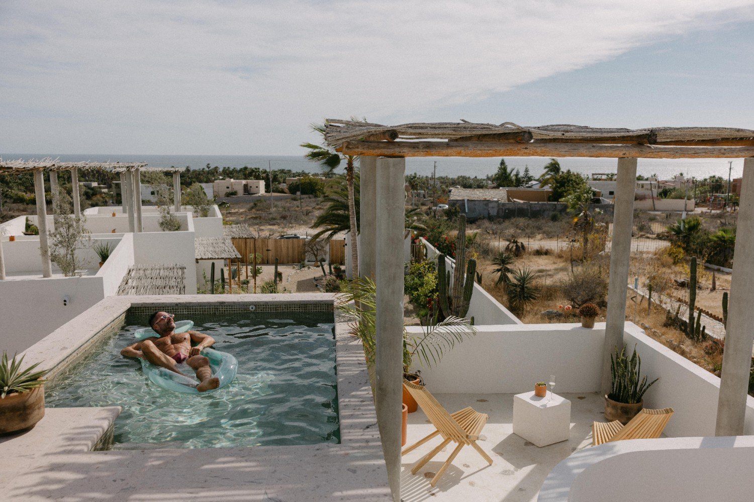 Casa Blanco Madera, the pool