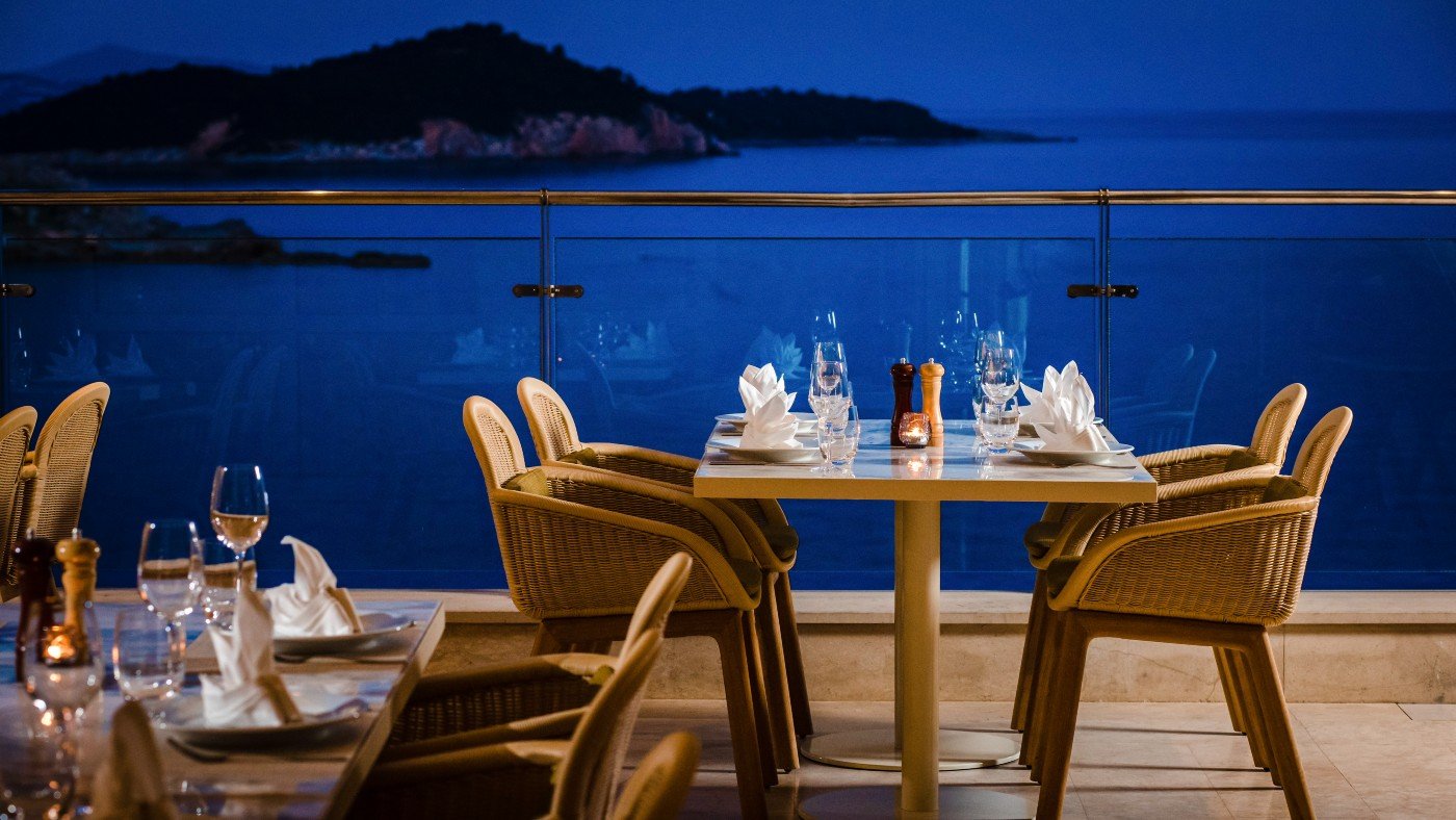 Rixos Premium Dubrovnik, at the table