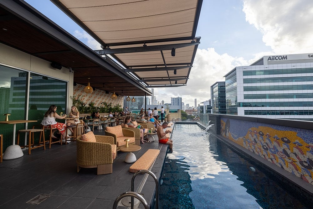 Ovolo Brisbane, Fortitude Valley, at the table