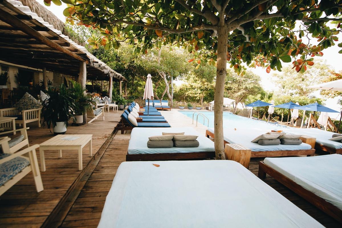 Blue Apple Beach, the pool
