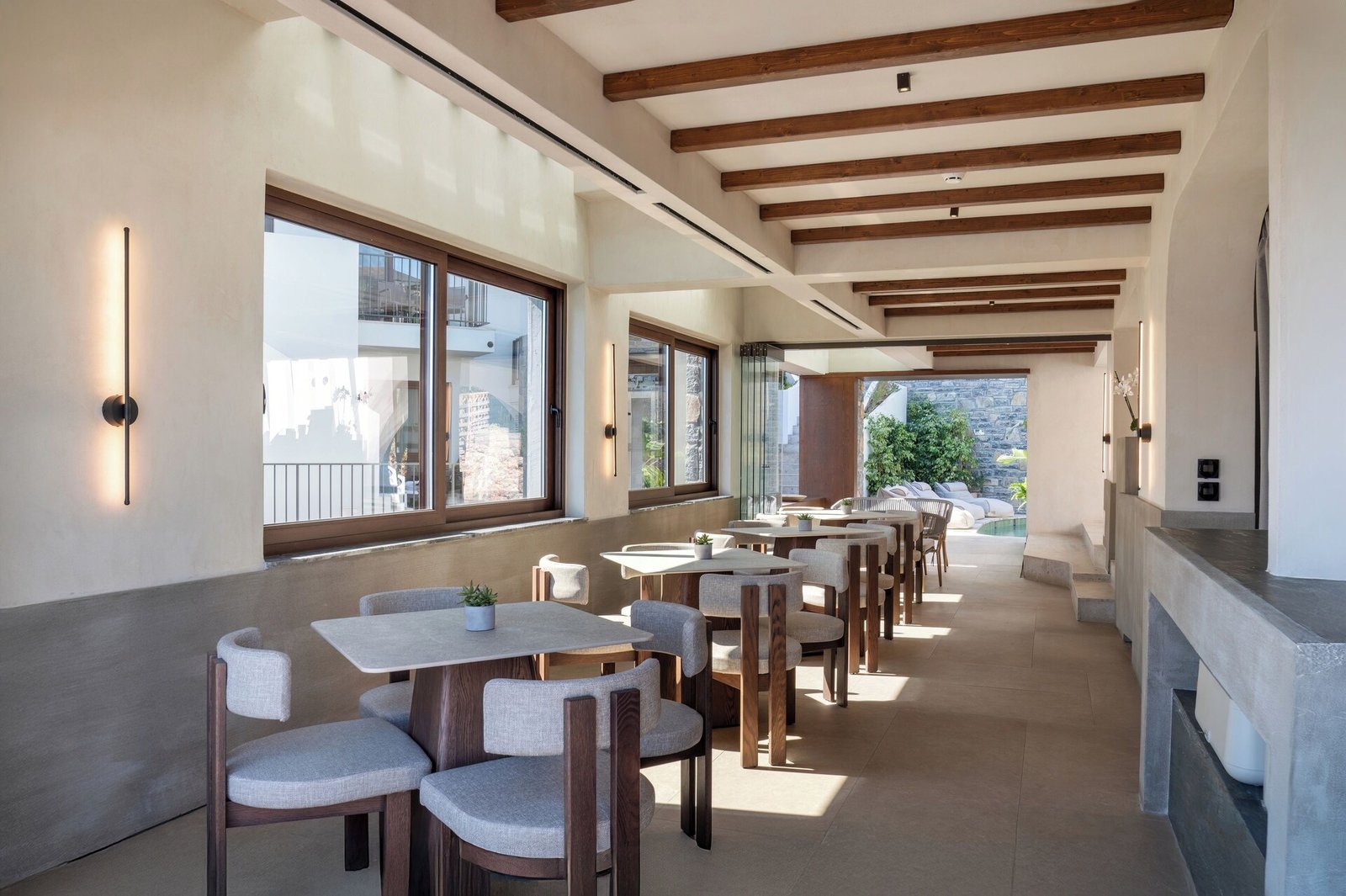 Elounda Stories Boutique Hotel, at the table