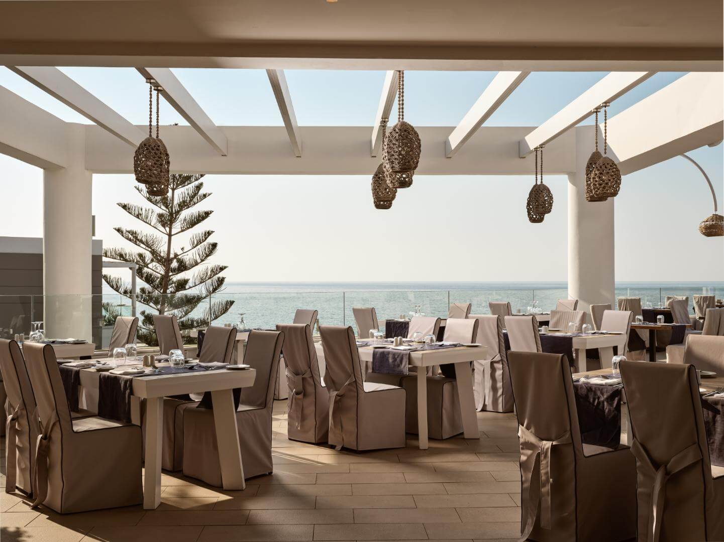 The Royal Blue Resort, at the table