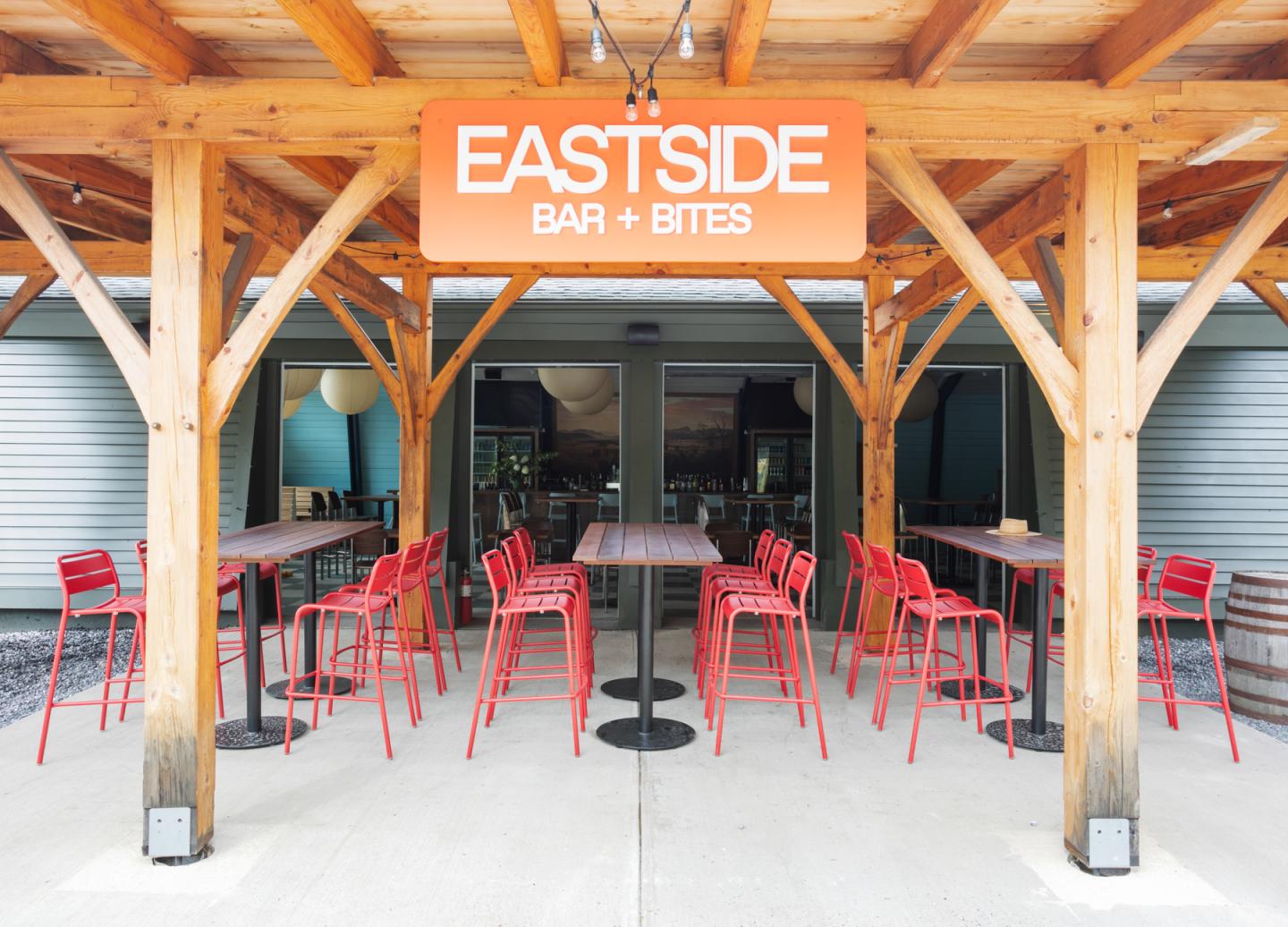 Outbound Stowe, eastside bar + bites