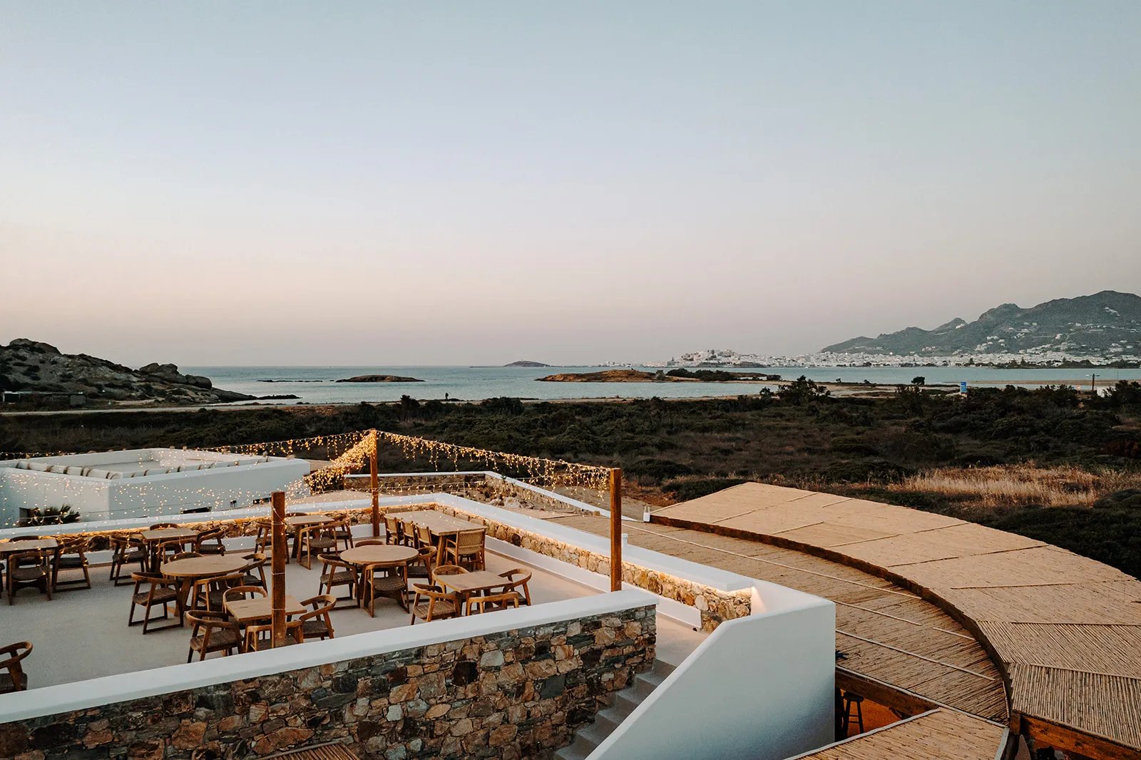 Laguna Coast Resort, at the table
