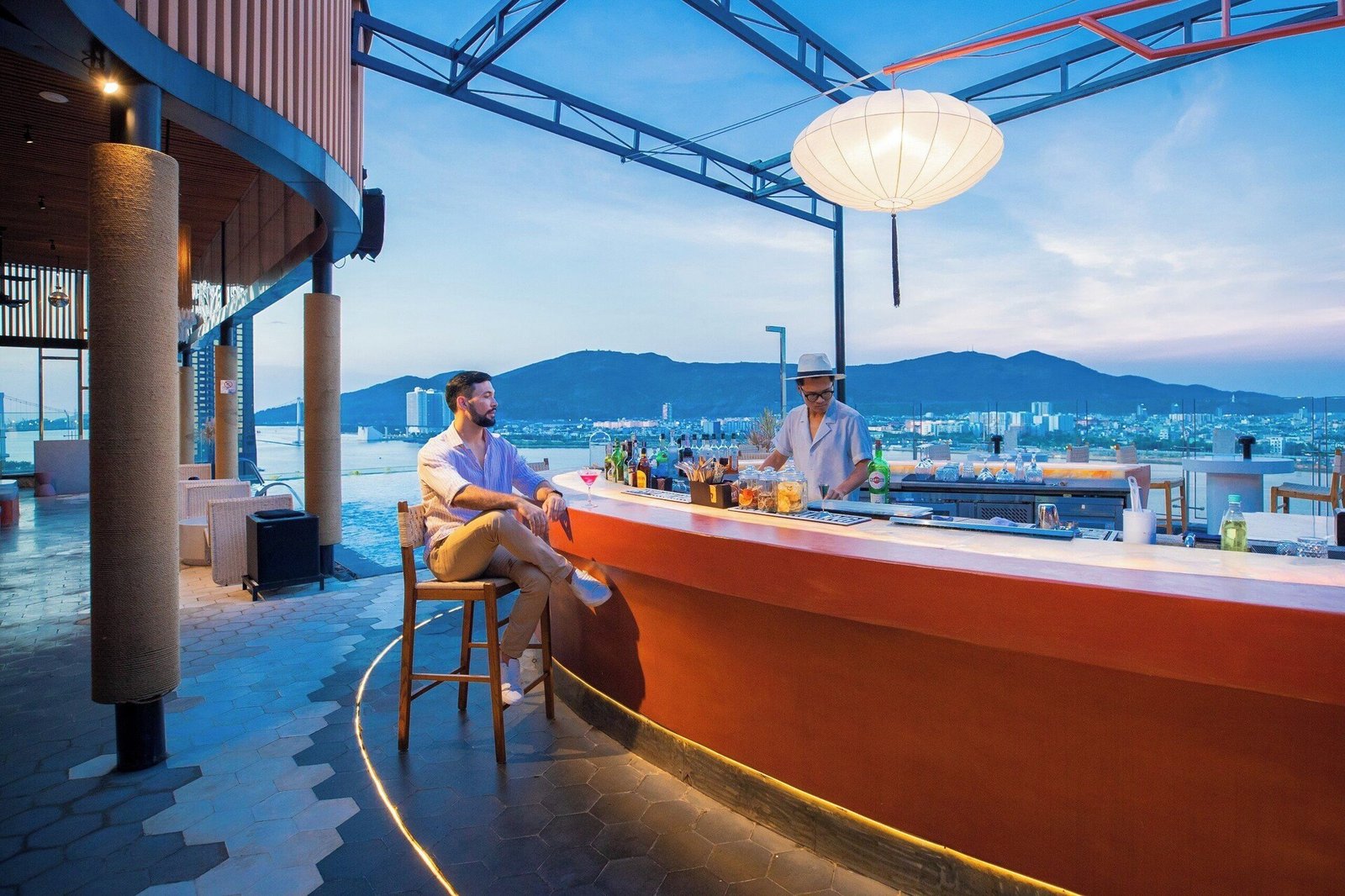 New Orient Hotel Danang, at the table