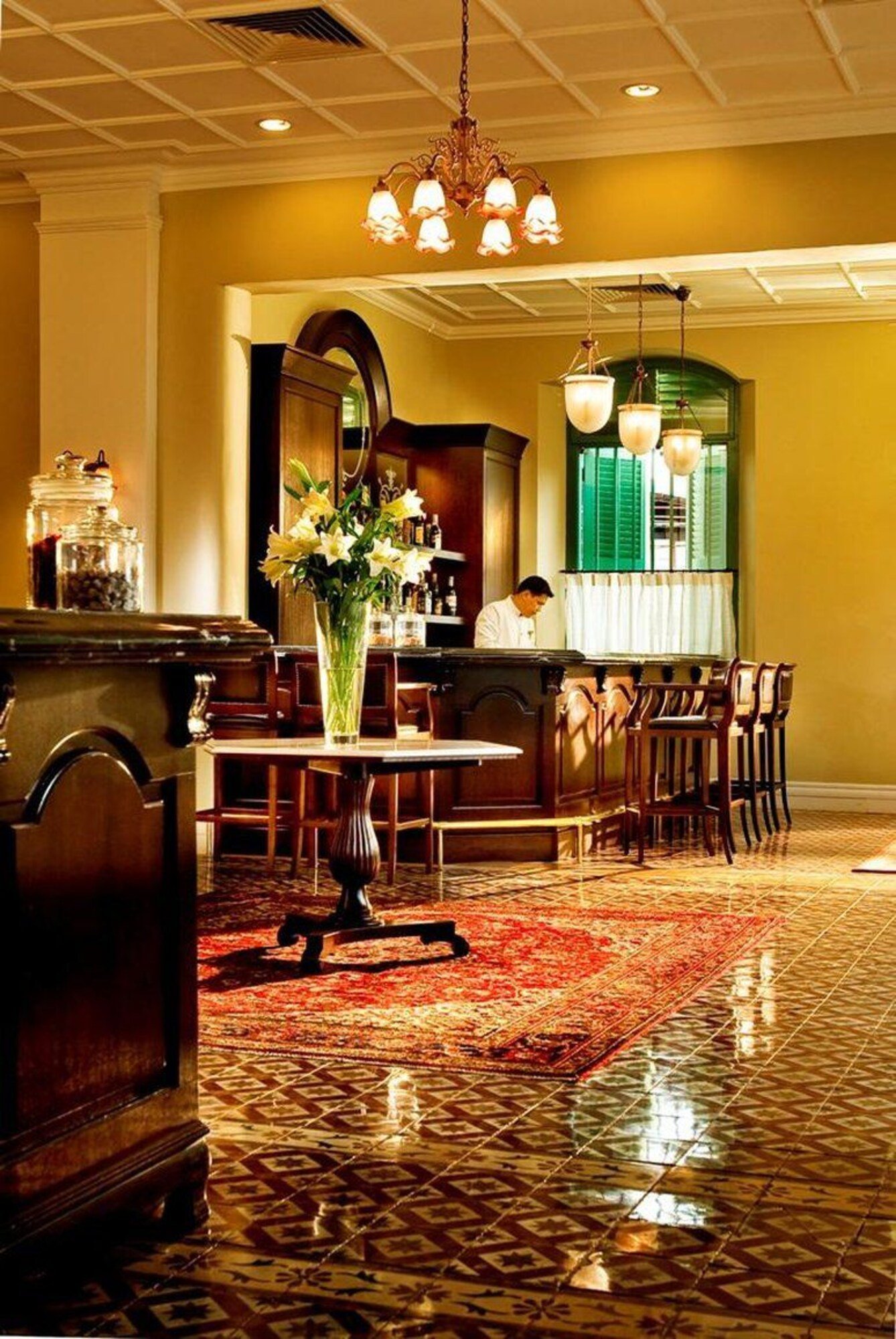 The Majestic Malacca, the bar at the mansion