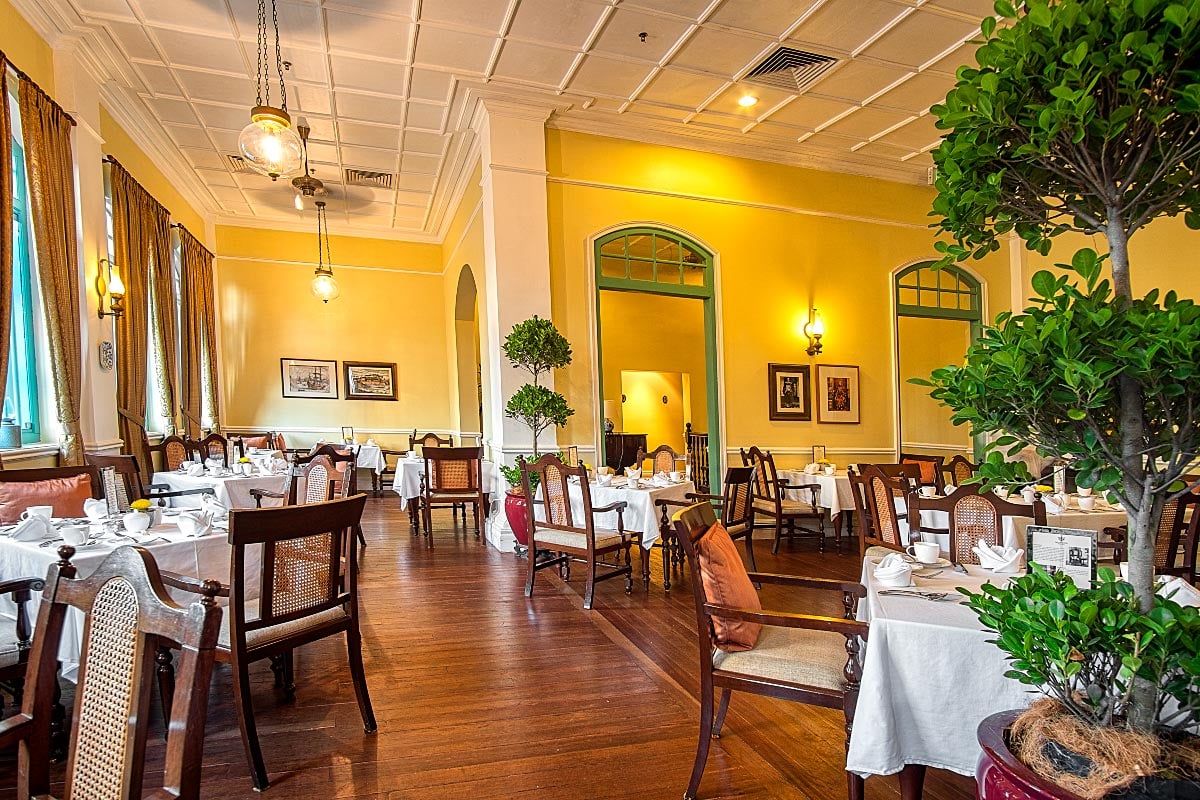 The Majestic Malacca, at the table