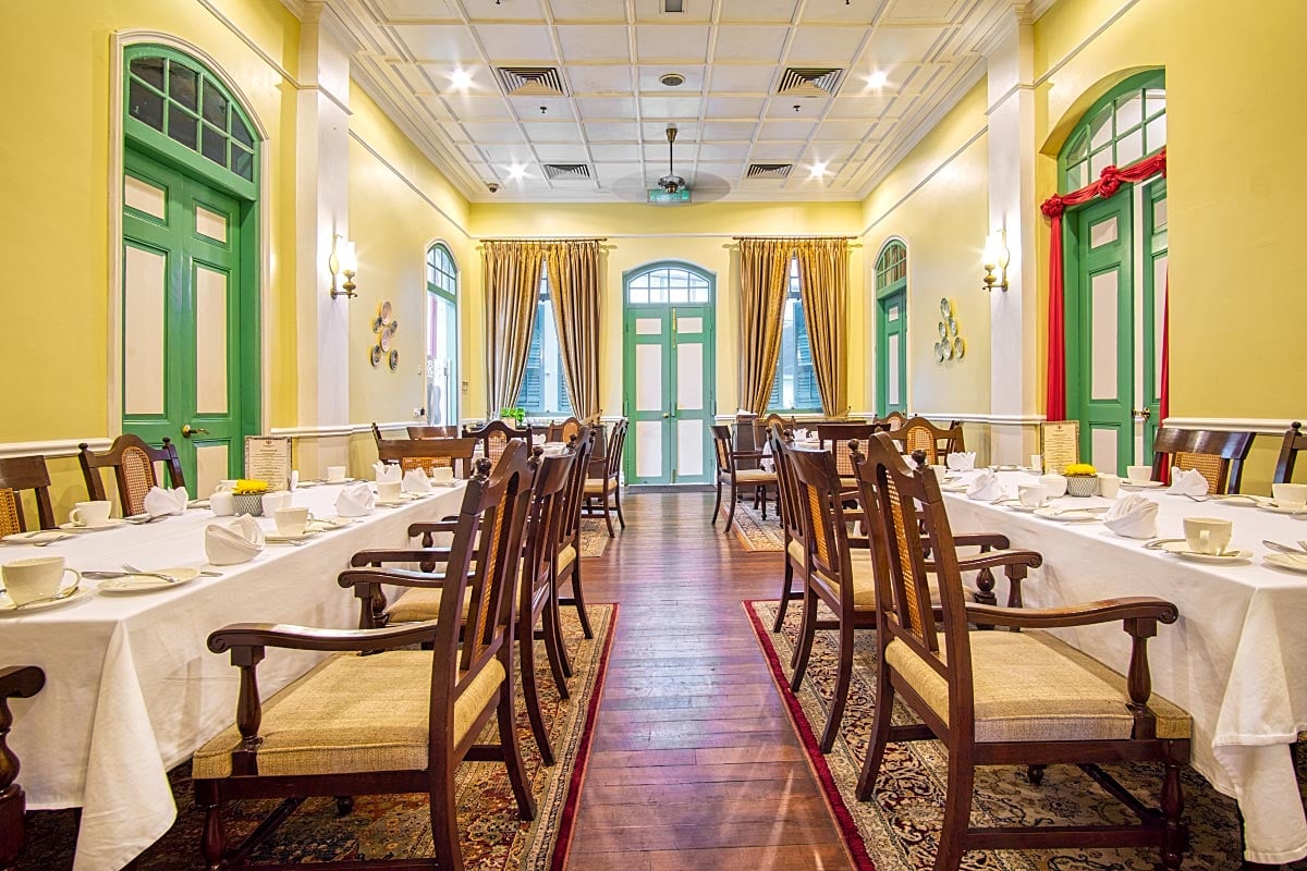 The Majestic Malacca, at the table