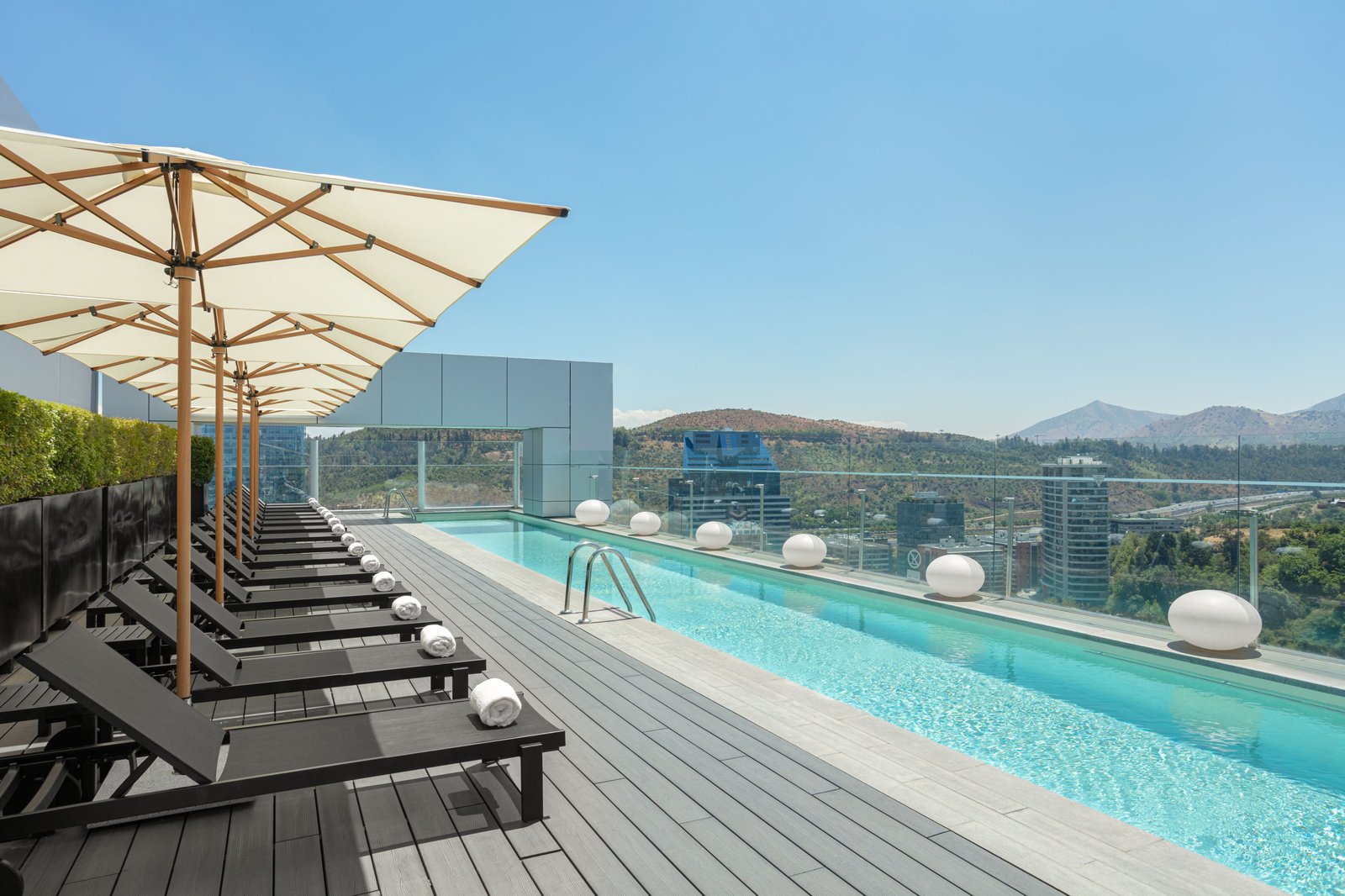 W Santiago, the pool