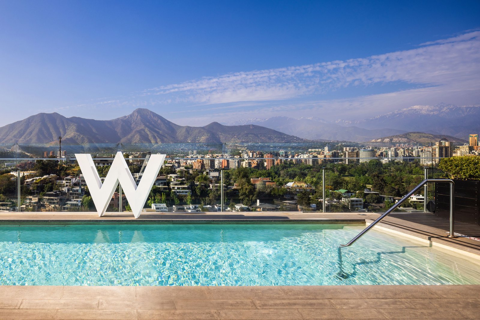 W Santiago, the pool