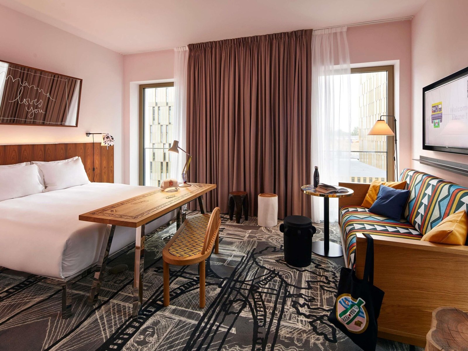 Mama Shelter Luxembourg, rooms