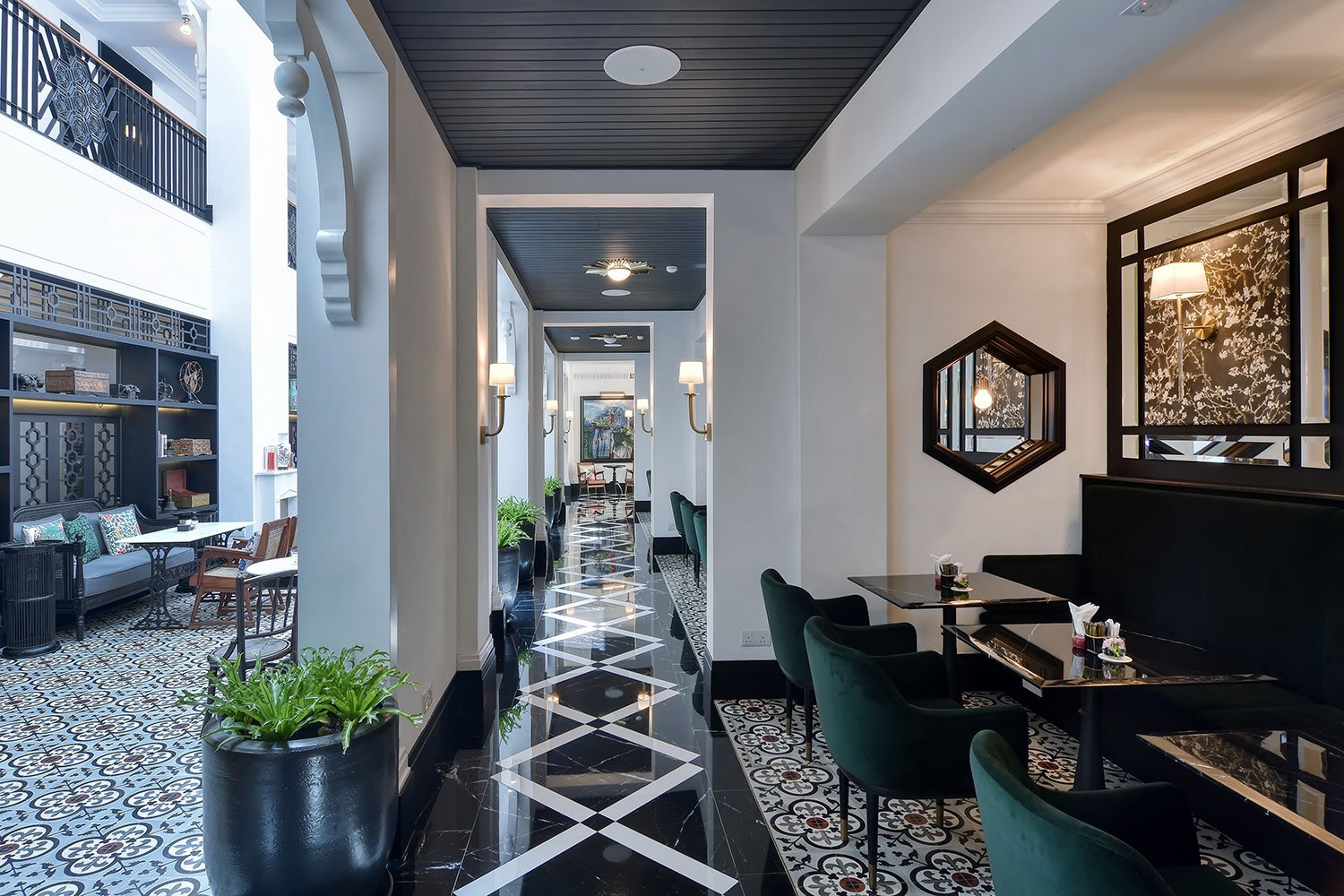 Liu Men Hotel Melaka, the courtyard