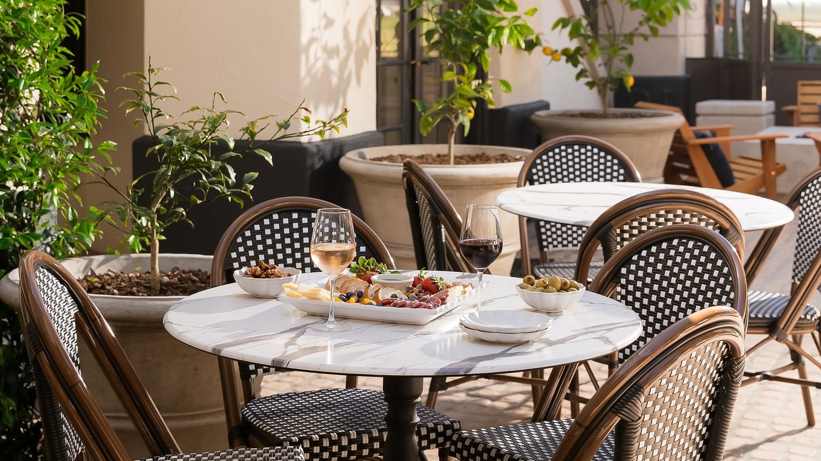 Petit Soleil, at the table