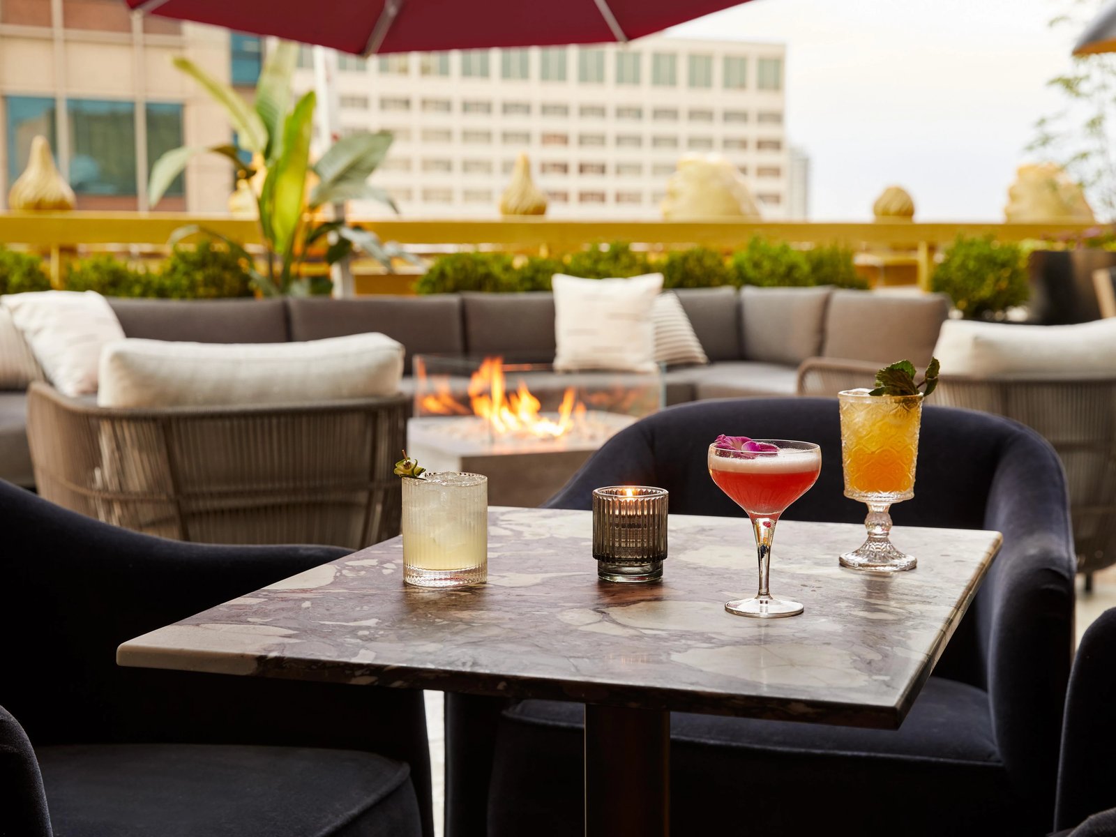 InterContinental Indianapolis by IHG, astrea rooftop bar