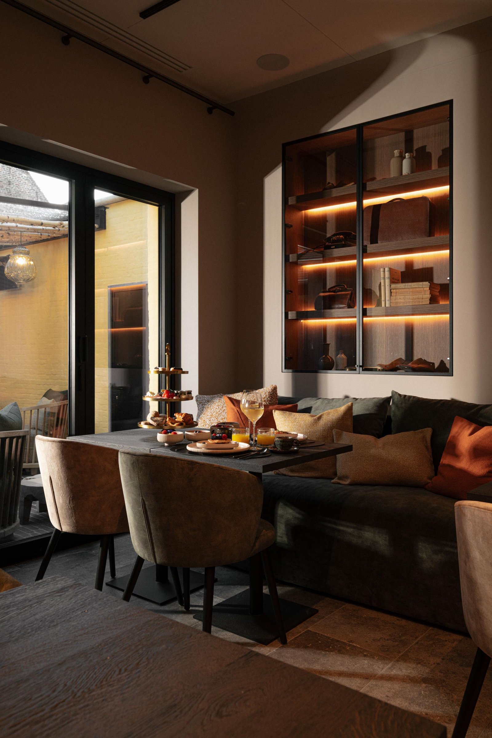 Boutique Hotel Le Foulage, at the table