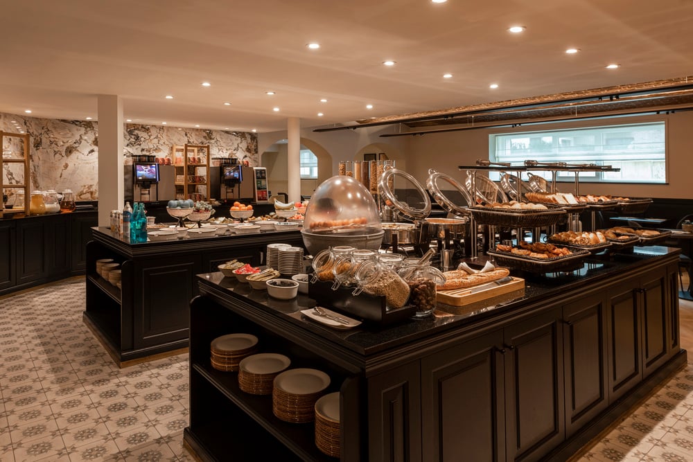 Dukes Academie Bruges, breakfast room