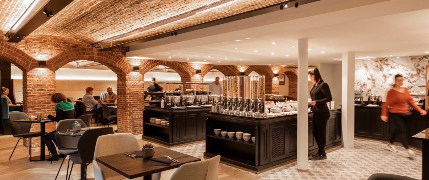 Dukes Academie Bruges, breakfast room