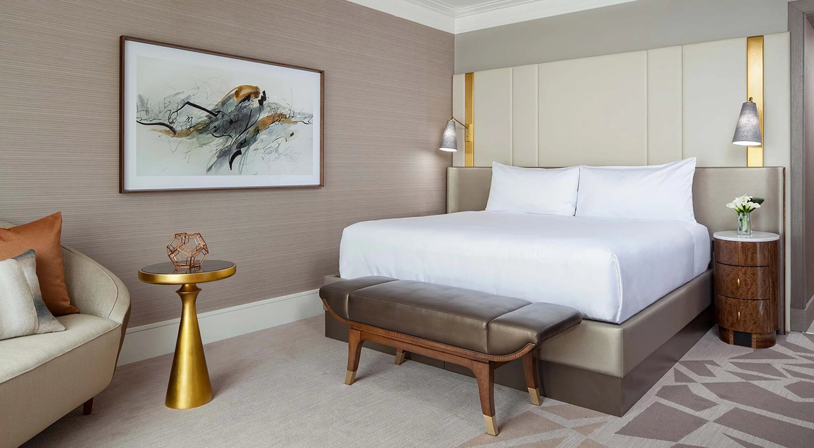 Hotel Crescent Court, rooms