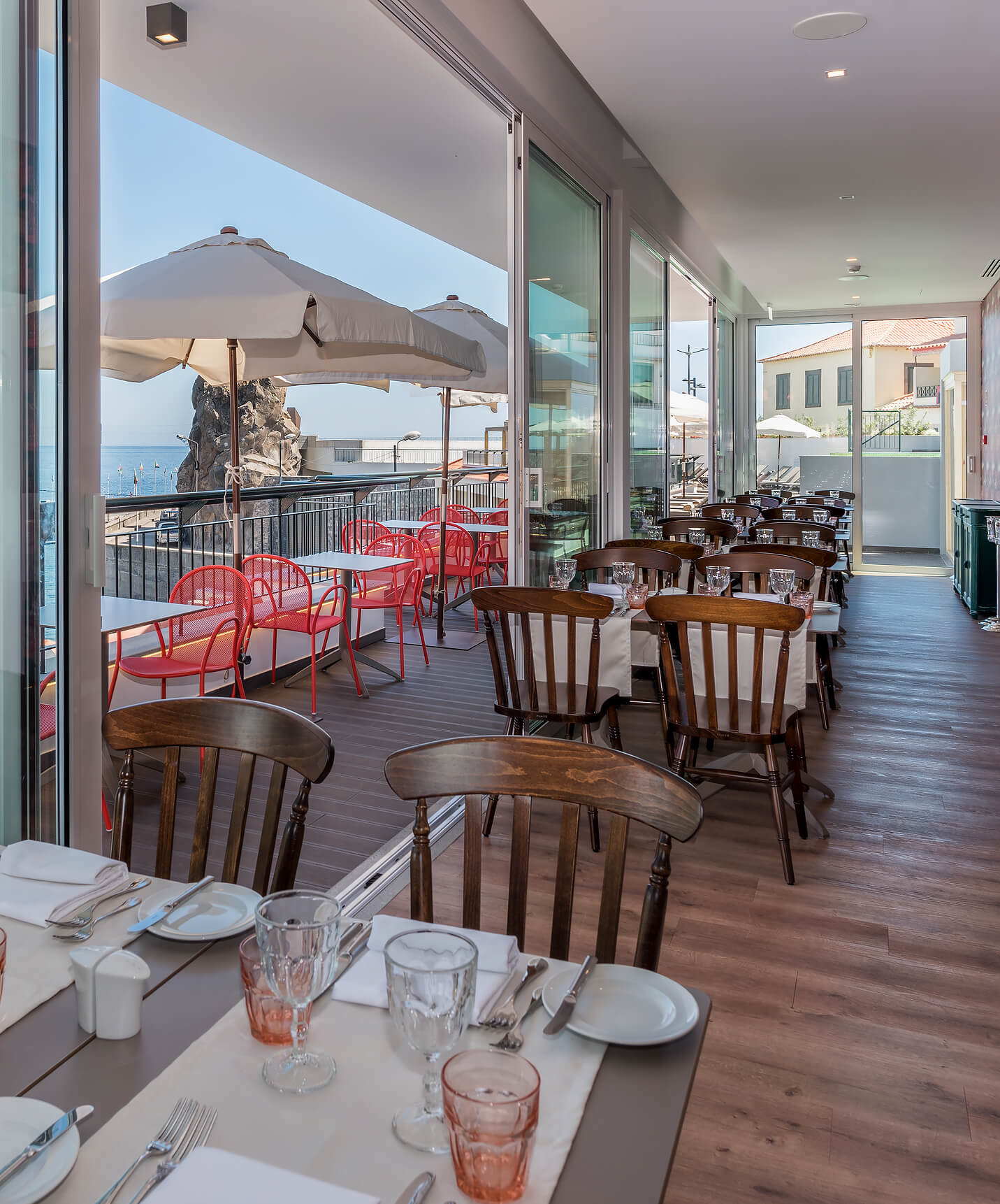 Pestana Fisherman Village, at the table