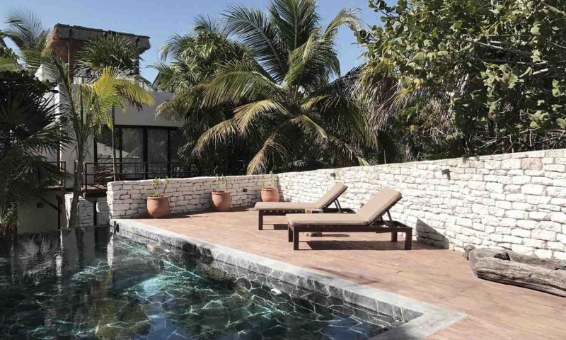 Chiringuito Tulum Hotel, the pool