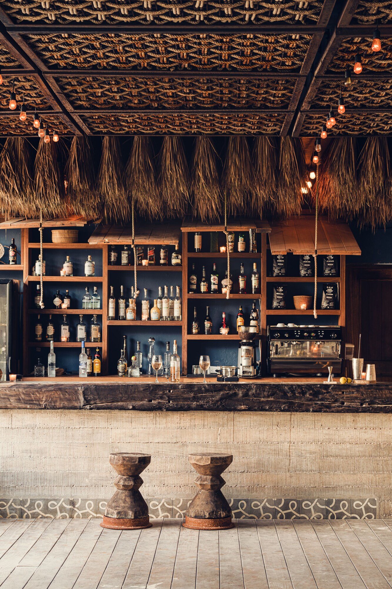 Chiringuito Tulum Hotel, at the table