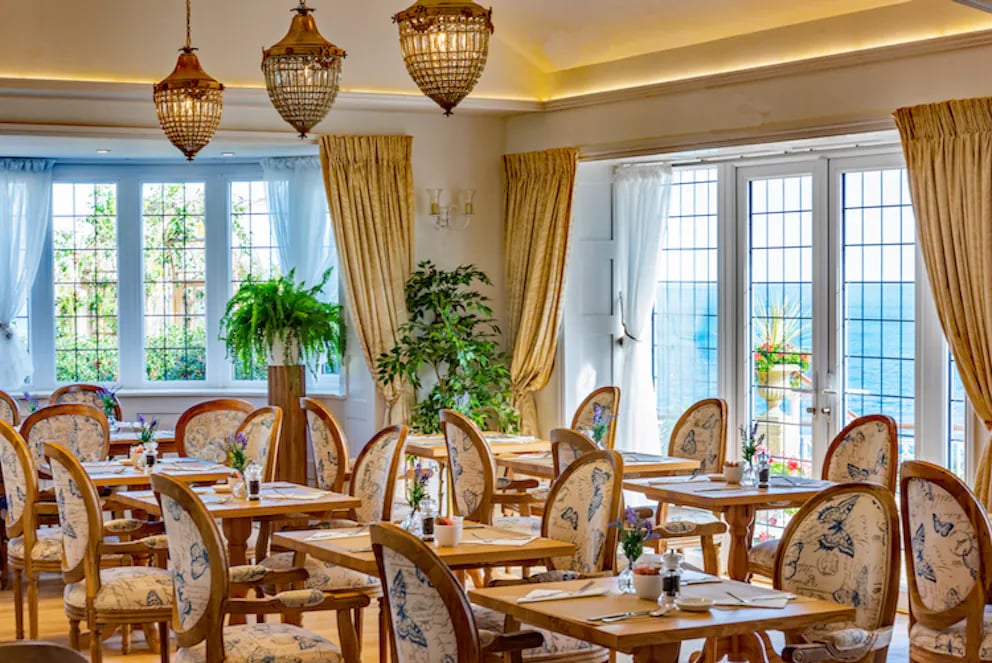 Haven Hall Hotel, at the table