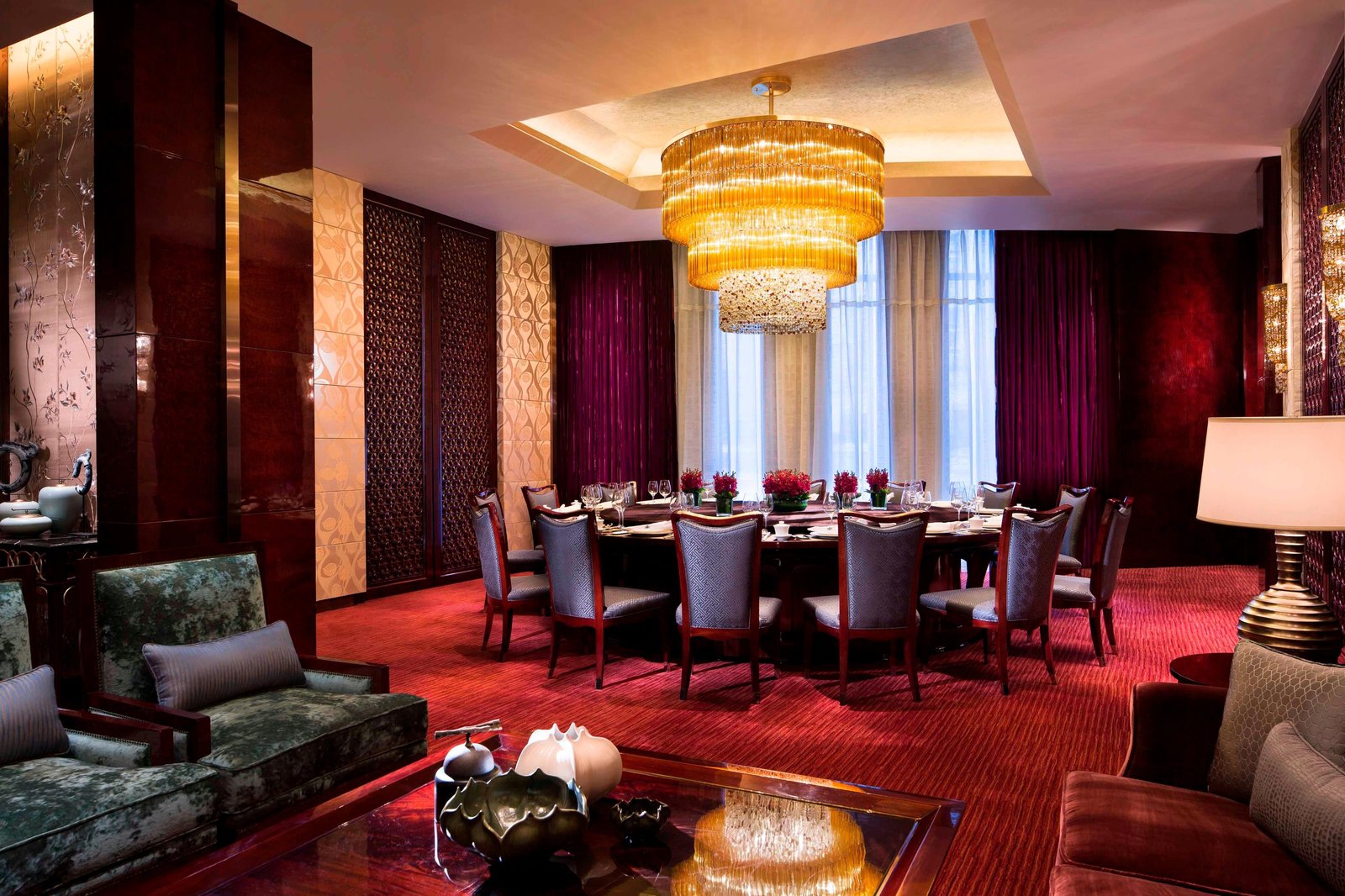 JW Marriott Hotel Chongqing, at the table