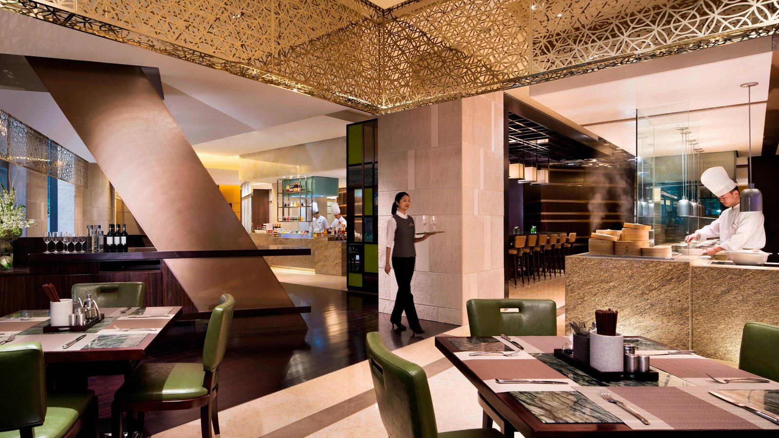 JW Marriott Hotel Chongqing, qing kitchen