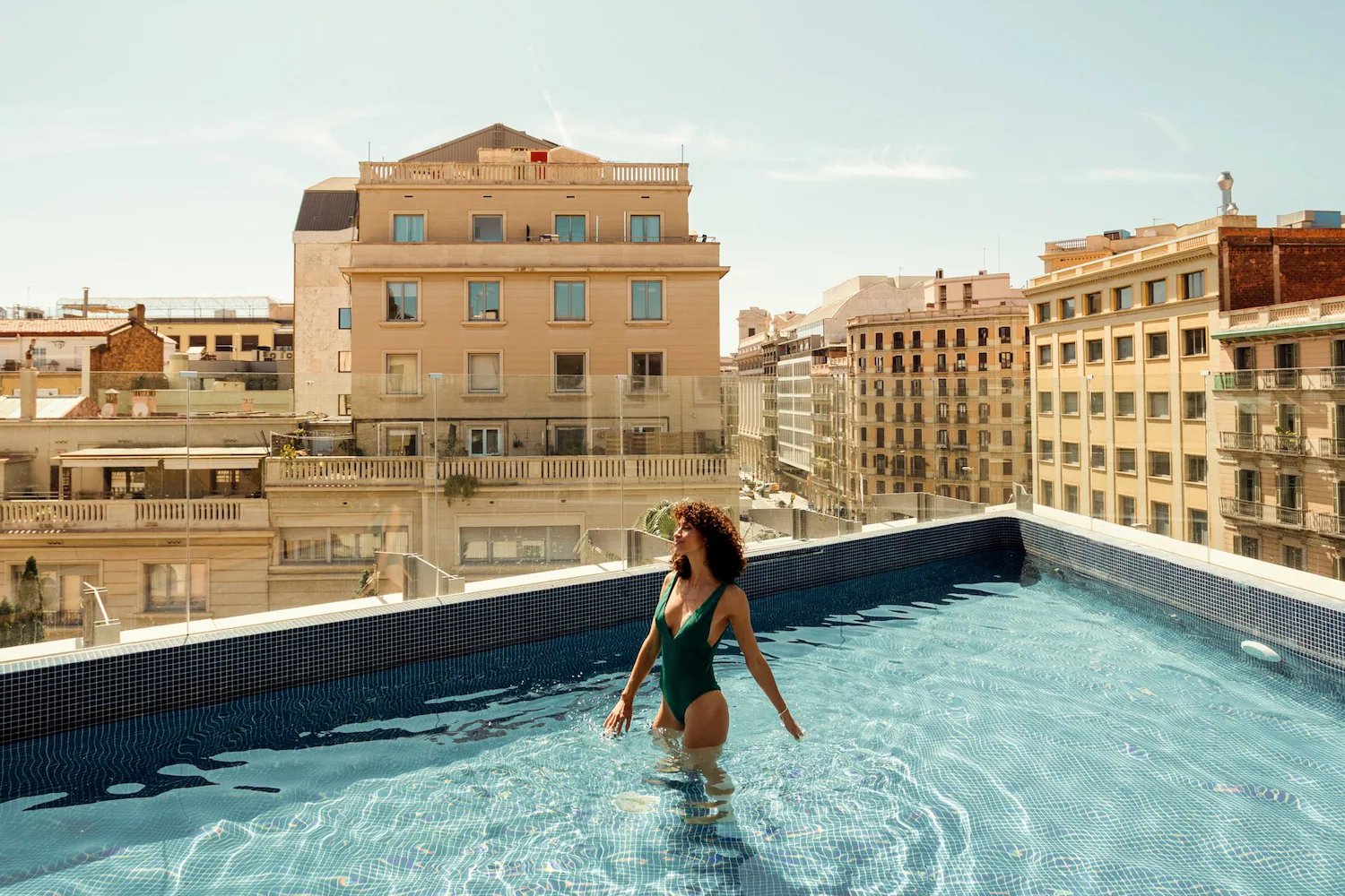 Eurostars Barcelona Central, the pool