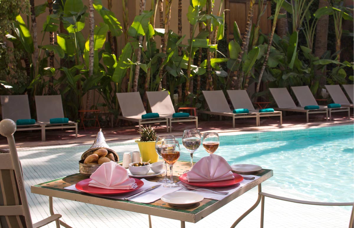 Les Jardins de la Medina, restaurant les jardins de la medina