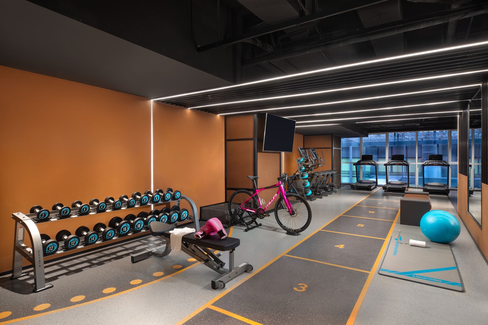 Moxy Chongqing, the gym
