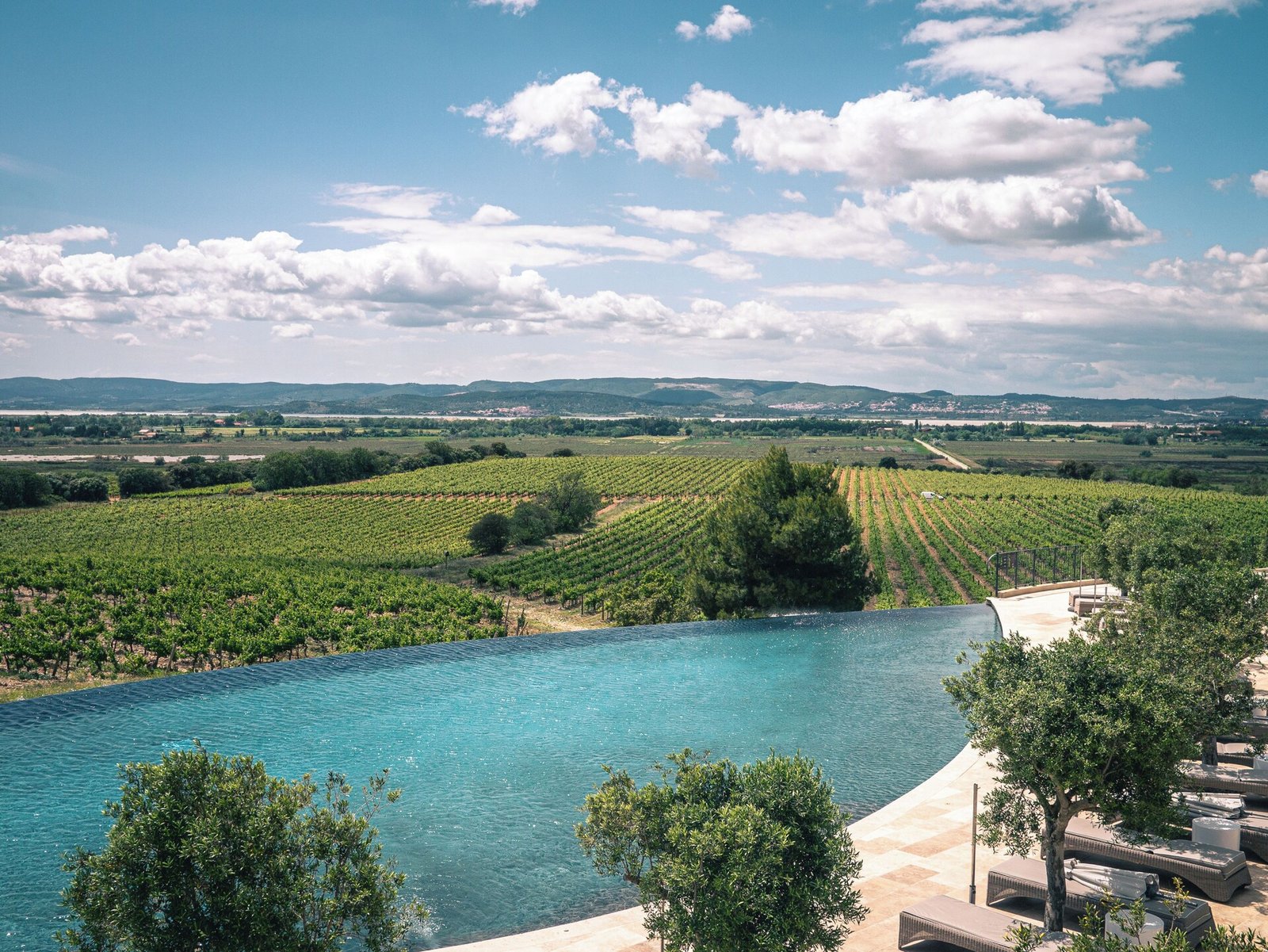 Château Capitoul, the pool