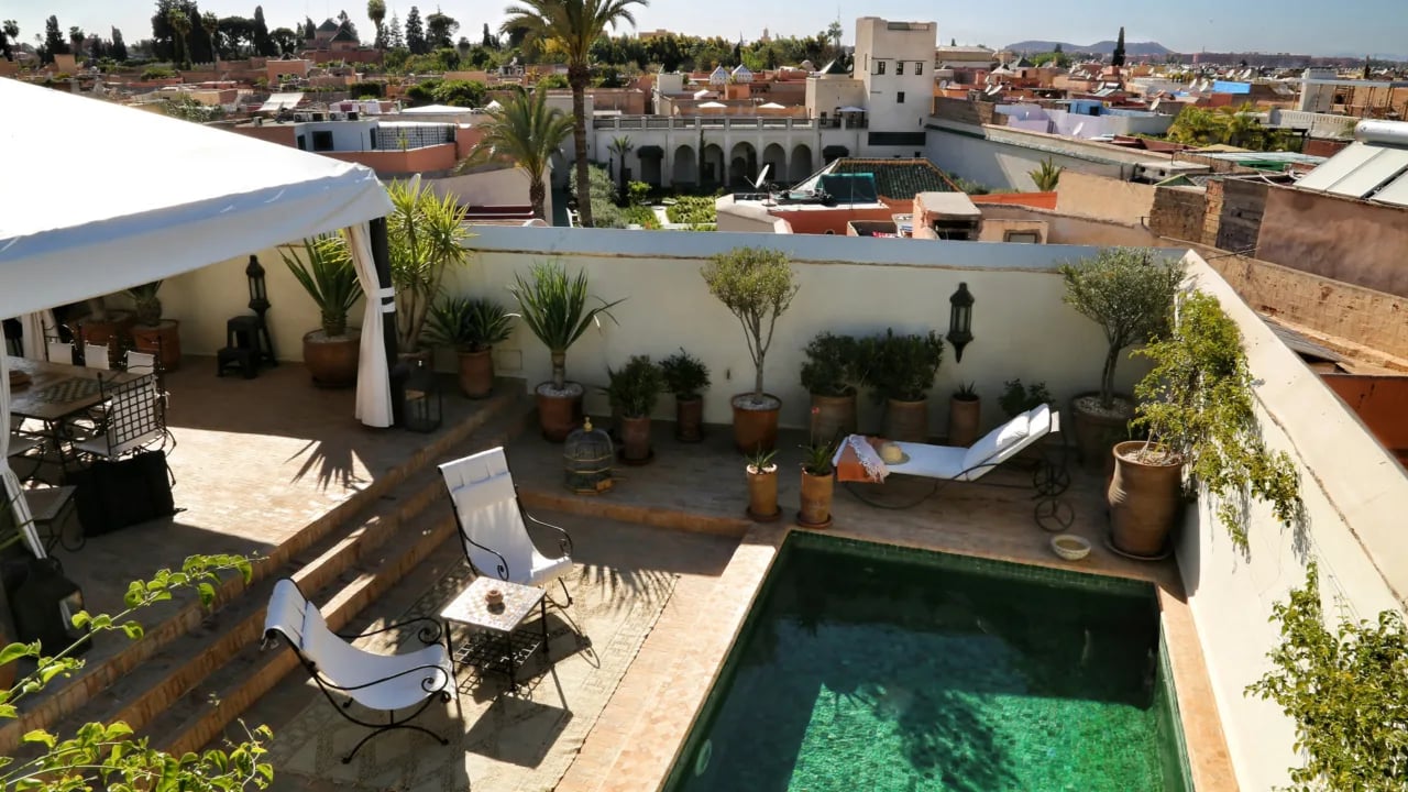 Riad Dar Mo'da, the pool