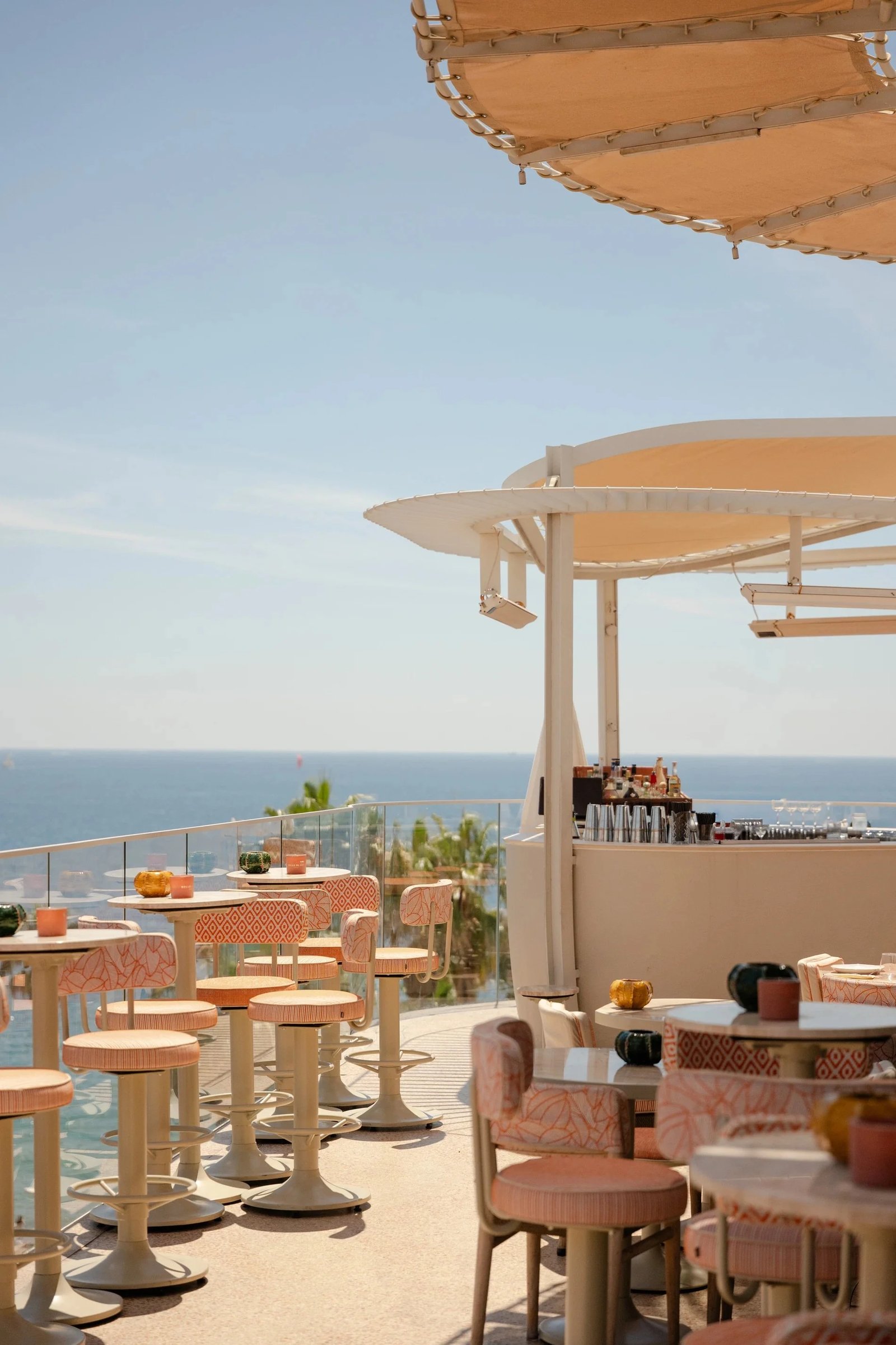 Hotel Belle Plage, bella rooftop bar