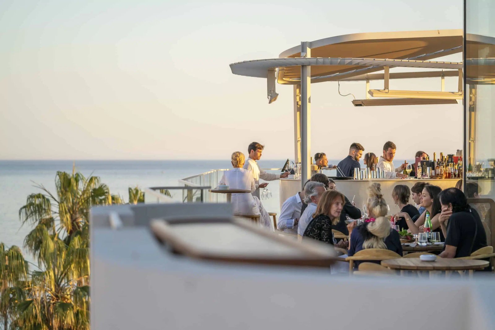 Hotel Belle Plage, bella rooftop bar