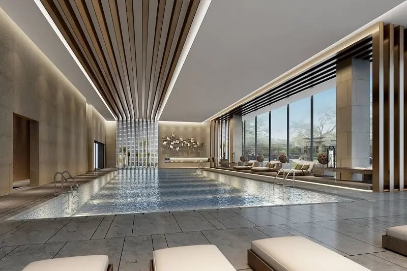 Fuzhou Riverside Marriott, the pool