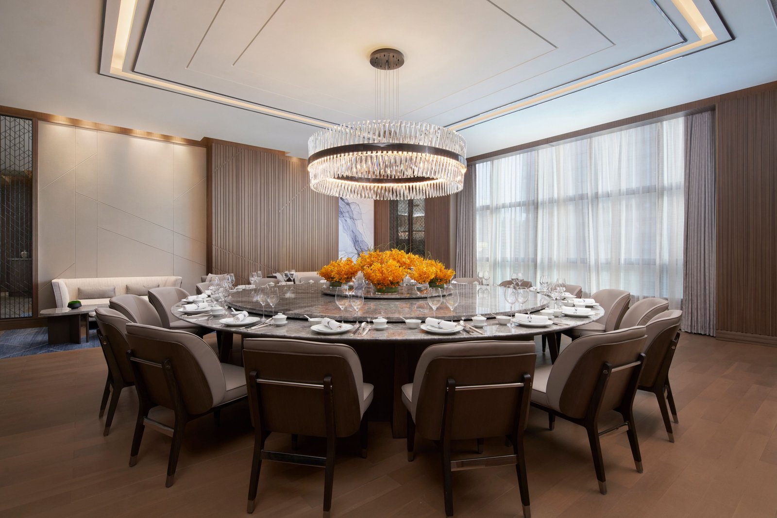 Foshan Marriott Hotel, man ho chinese restaurant