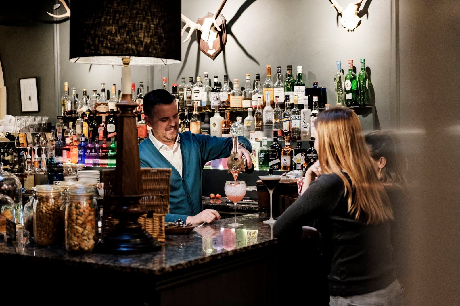 The Close Hotel, at the table