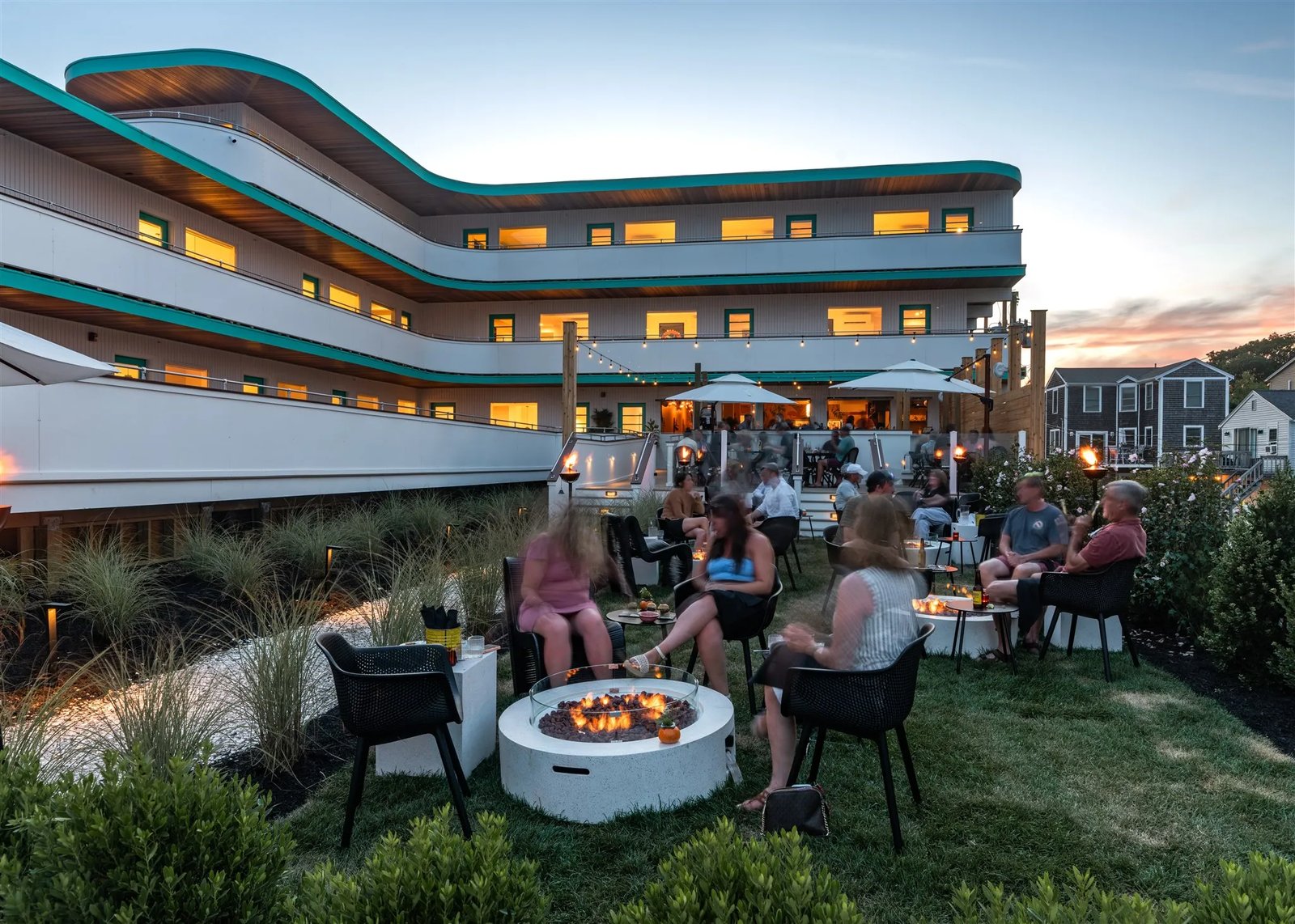 The Nevada Hotel, at the table