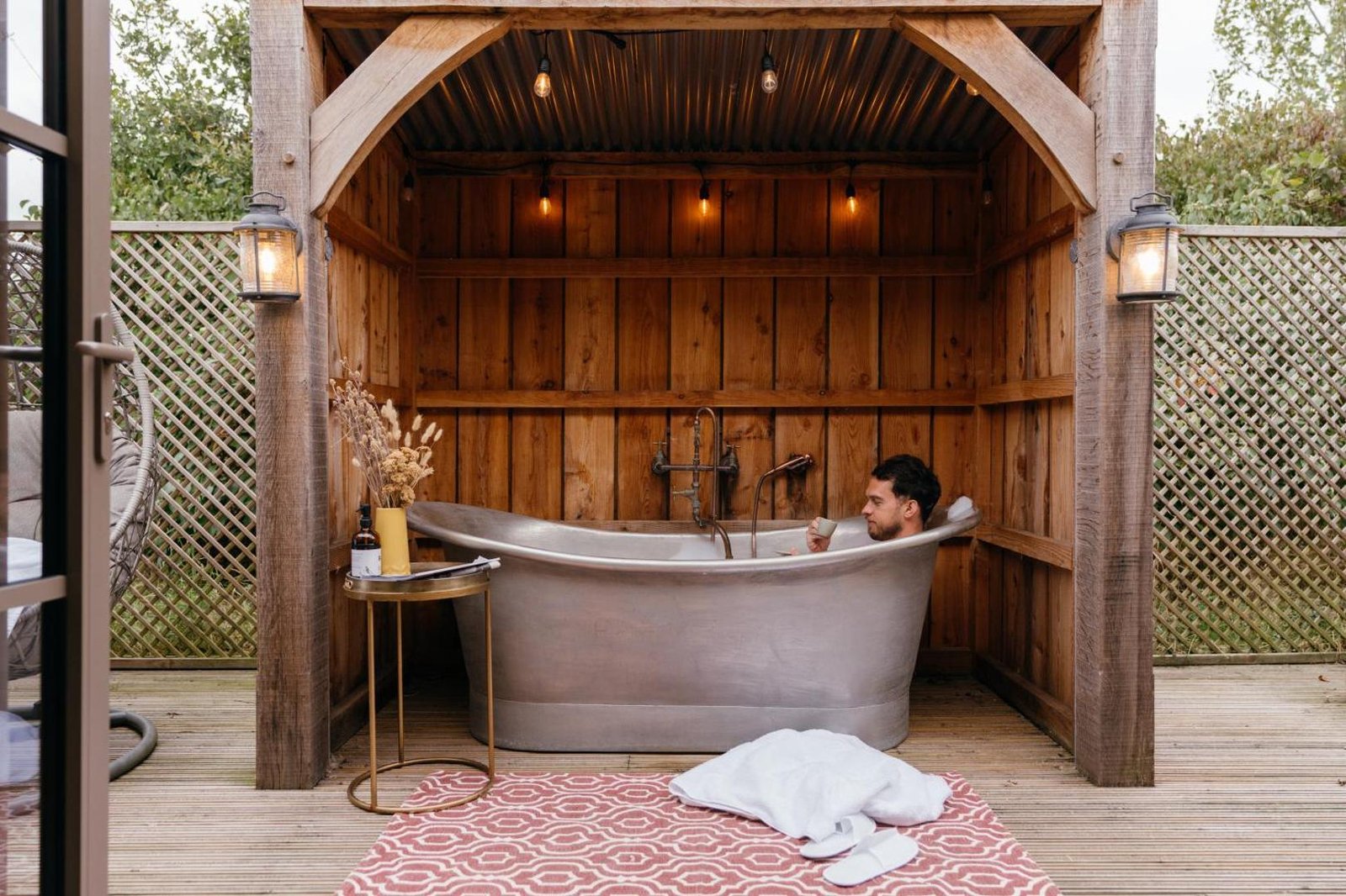 Retreat East, the gym and baths