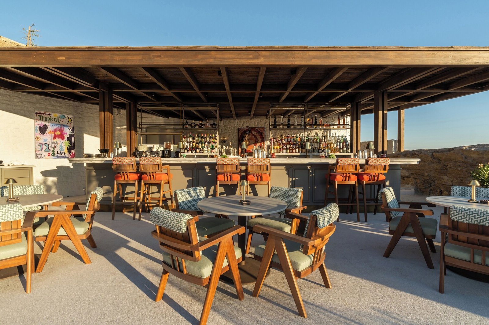 Anandes Hotel Mykonos, at the table