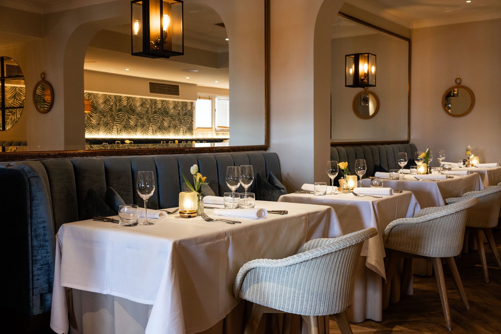 The Moorings Hotel & Restaurant, the dining room