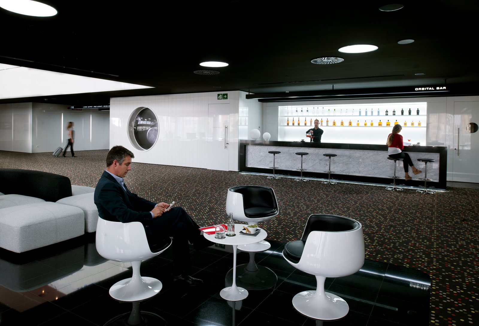Hotel Barceló Sants, orbital bar