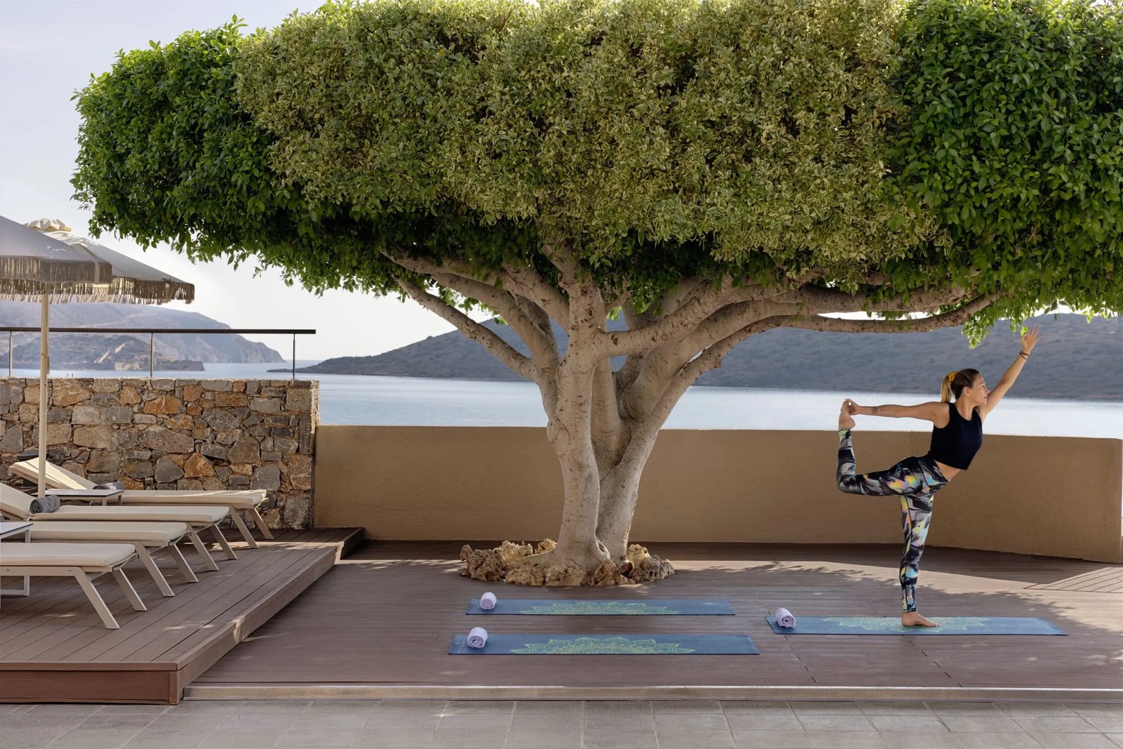 Domes Aulus Elounda Resort, Curio Collection by Hilton, gym and yoga deck