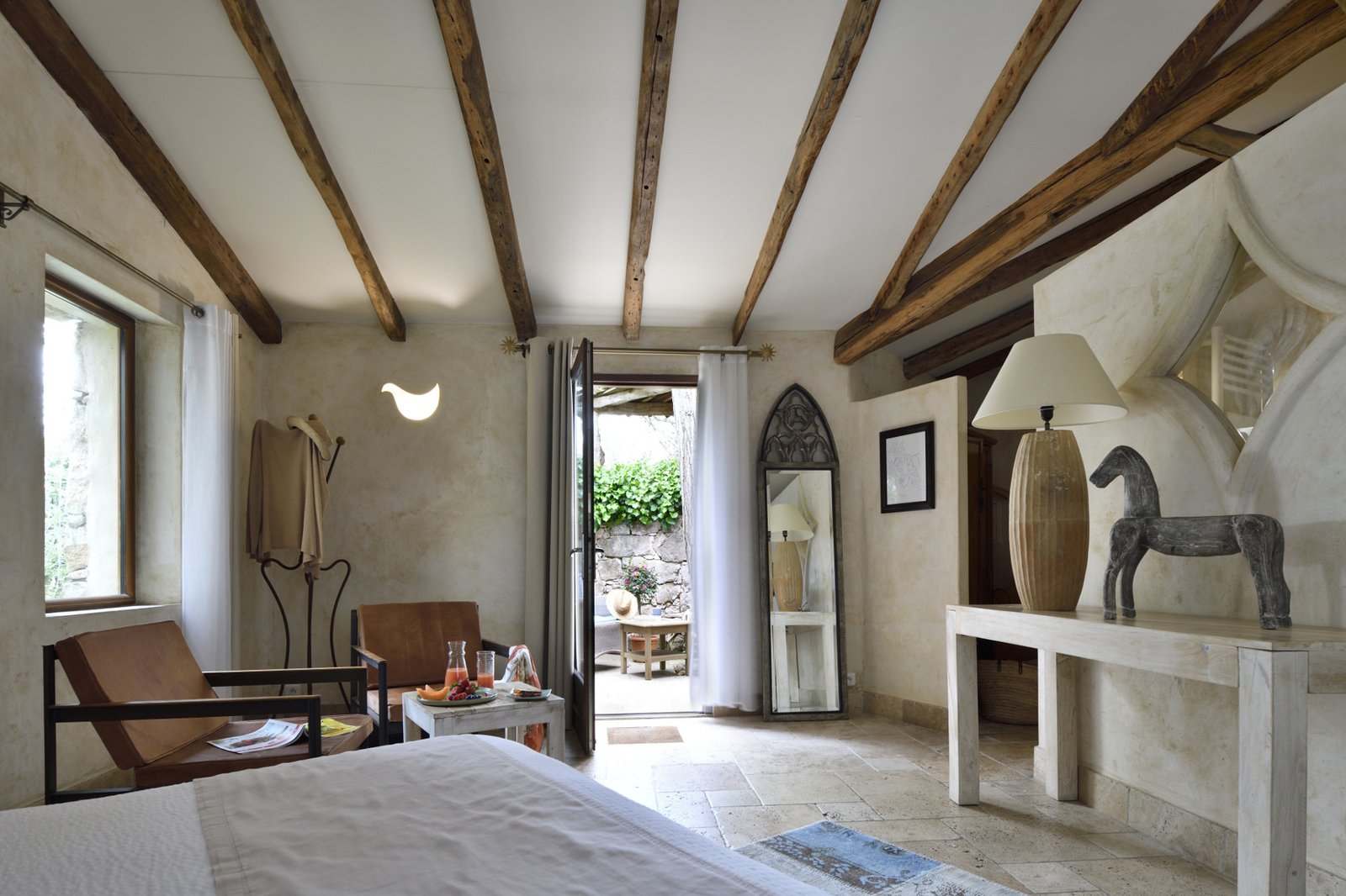 A Cheda, rooms
