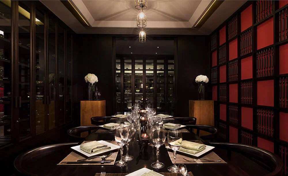 Anantara Guiyang Resort & Spa, at the table