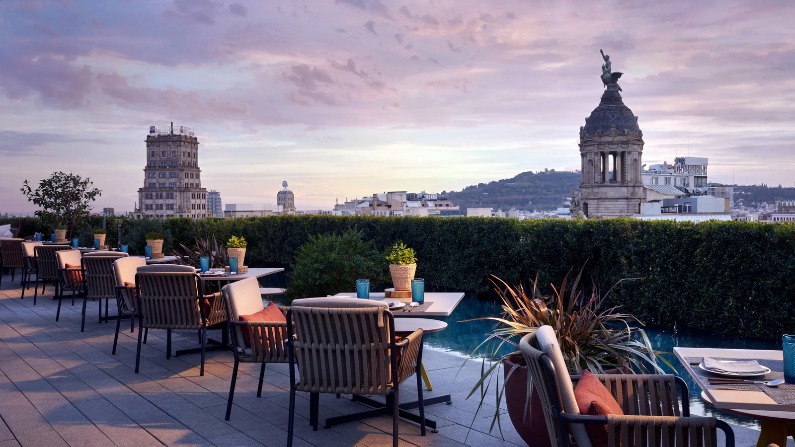 Mandarin Oriental Barcelona, at the table