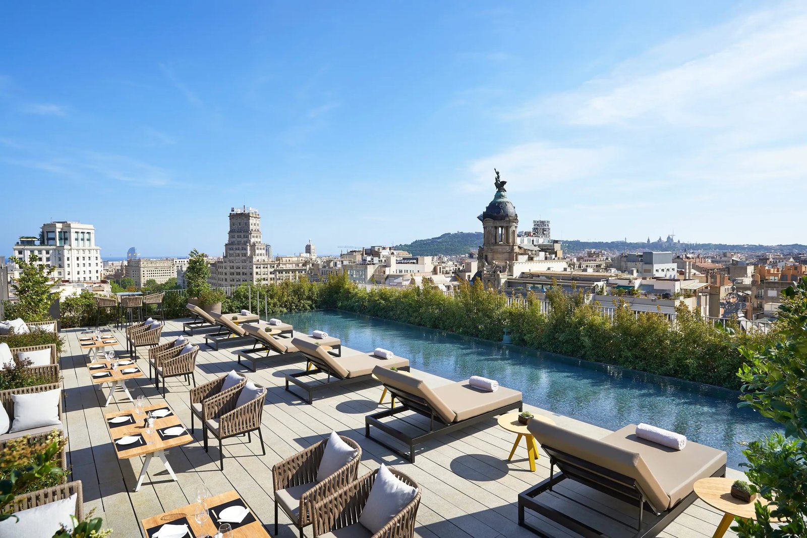 Mandarin Oriental Barcelona, the pool